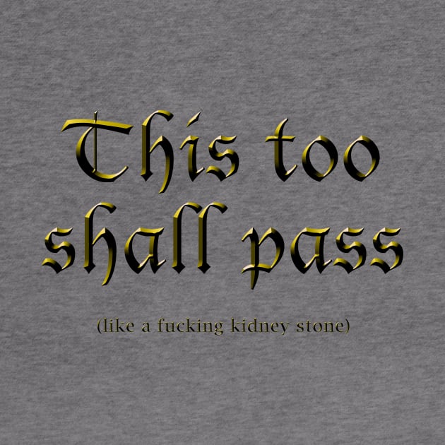 This too shall pass by stickmanifesto